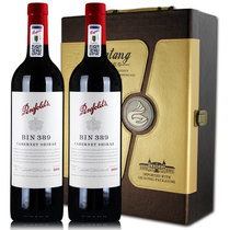奔富bin389干红葡萄酒 澳洲 原瓶进口红酒木塞礼盒装750ml*2