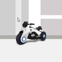 儿童电动摩托车男孩三轮电瓶玩具车小孩充电童车可坐大人1-3-6岁(紫色)