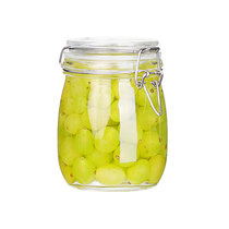 卡凡洛(Kaflo)密封罐玻璃食品瓶子蜂蜜瓶咸菜罐泡酒泡菜坛子带盖家用小储物罐子(750ML)