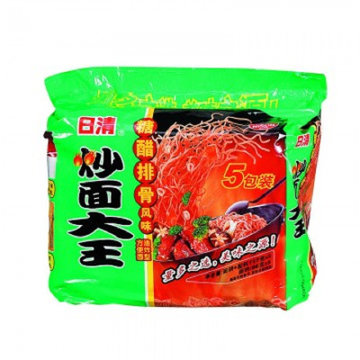 日清 炒面大王糖醋排骨风味5包装 105g*5/组