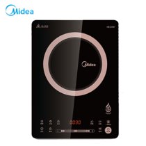 美的电磁炉C21-RH2162电池炉电磁灶家用爆炒恒匀火智能触控(黑色 默认版本)