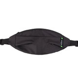 拓蓝（TULN）运动休闲腰包防水耐磨跑步健身登山手机便携腰挎包(黑色)