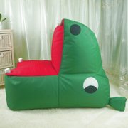 儿童沙发创意懒人小沙发幼儿园沙发豆袋沙发卡通儿童座椅玩具(绿色大河马)