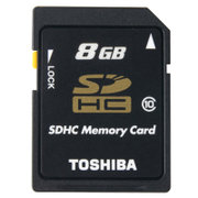 东芝（TOSHIBA）8GB Class10 SDHC存储卡（Class10规格、高性能低价格、耐用安全)