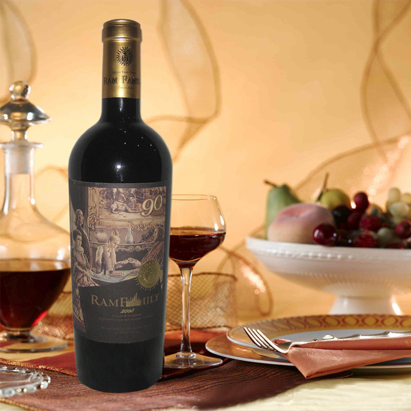 葡萄酒法国红酒原瓶进口西夫拉姆干红拉姆世家90年老树干红葡萄酒返回