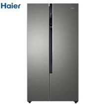 海尔（Haier）520升双变频风冷无霜对开门双开门冰箱多路送风90°自动悬停门纤薄机身BCD-520WDPD(深空灰 520L)