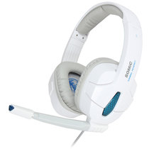 硕美科（SOMIC) EC-13 头戴式电脑游戏耳机 7.1多声道环绕 白色