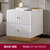 床头柜卧室小户型床边置物架现代简约小型储物柜北欧风收纳柜(【双抽】暖白色35*40cm)