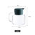 日本AKAW冷水壶玻璃耐热高温家用凉白开水杯茶壶套装大容量凉水壶(绿色)