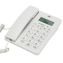 得力（deli）13606电话座机 固定电话办公家用座机 大字按键电话机