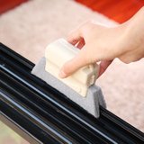 窗户槽沟清洁刷窗槽清洗工具扫凹槽的小刷子清理窗台缝隙刷(Q24-灰色凹槽清洁刷6个 默认版本)