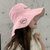Bonbfenssan 波梵森2021夏季新款盆帽双面可戴可折叠遮阳帽太阳帽(粉色)