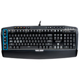 罗技（Logitech）G710+ Blue有线游戏机械键盘 台式机背光樱桃青轴 茶轴键盘(黑色 G710+Blue)