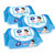 维达 80片x3包装婴儿儿童小宝宝湿巾洁肤无香（新疆西藏青海 港澳台海外不发货）(VW2002-3包 VW2002-3包)
