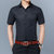 夏季男式短袖衬衫男青年男士衬衫韩版修身纯色衬衣男装(黑色 43/4XL)