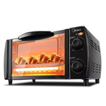 美的(Midea) 电烤箱T1-108B 家用烘培多功能 迷你小巧烘焙蛋糕机 10L小容量