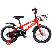 永久儿童自行车18寸红 小孩单车 脚踏车