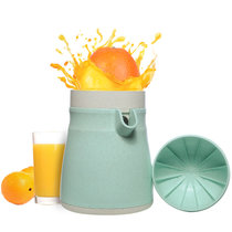 橙汁榨汁机手动压橙子器 简易迷你炸果汁杯 小型家用水果柠檬榨汁器(绿色)