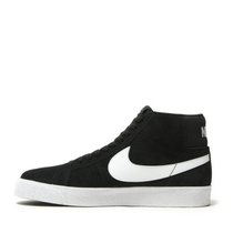 耐克Nike SB Zoom Blazer Mid 黑蓝高帮开拓者休闲板鞋864349-002(黑色 40)