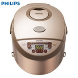 飞利浦（Philips） HD3065 金色 触摸操控面板 彩钢机身 定时预约 智能烹饪 电饭煲
