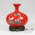 中国龙瓷德化白瓷 *陶瓷工艺礼品瓷 陶瓷装饰 礼品摆件 25cm荷口瓶-红（荷花）ZGH0103