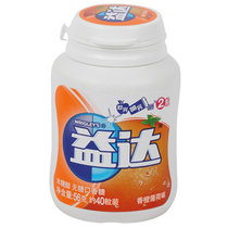 【国美自营】益达木糖醇无糖口香糖(香橙薄荷40粒)56g