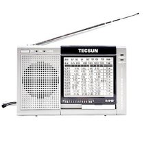 德生（Tecsun）R912 指针式全多波段立体声便携式收音机赠电源适配器！【包邮】(银色)