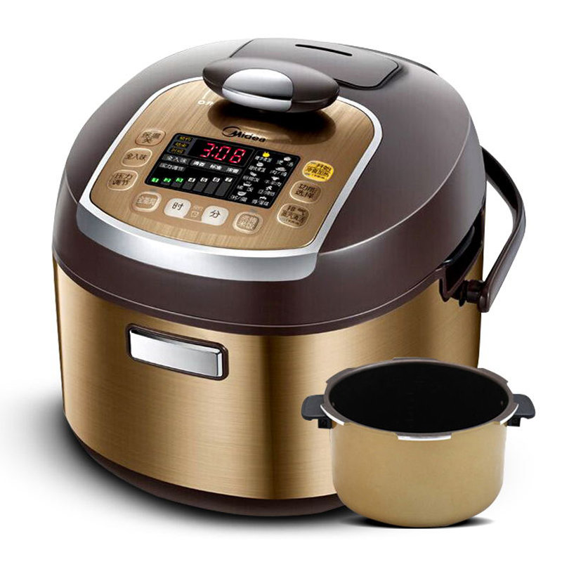 电压力锅美的midea13pss506a电压力锅智能调压5l方煲可拆洗上盖电压力