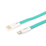 品胜（PISEN）面条苹果数据线 适用于苹果5/6 iphone6/5sc充电传输数据线(蓝绿色)