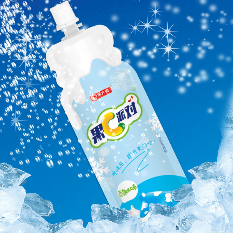 马大姐果c派对可吸果冻酸奶口味休闲零食1200g