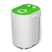 AisimaRo XPB22-1208 单桶迷你洗衣机 洗涤为主附带沥水半自动消毒款婴儿小洗衣机(绿色)