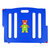 麦宝创玩  儿童游戏围栏 宝宝学步围栏 防夹手 C款 婴儿爬行垫护栏围栏(普通蓝片)