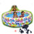 美国INTEX充气游泳池56440圆形充气水池/海洋球池 戏水玩具(标配+电泵)