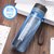 大容量水杯男太空杯便携塑料学生运动户外水壶瓶大号茶杯子1000ml(透明蓝色800ML)