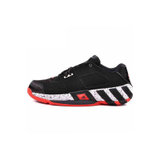 阿迪达斯Adidas时尚透气舒适运动鞋团队基础实战耐磨缓冲篮球鞋Q33337(黑白红色 40.5)
