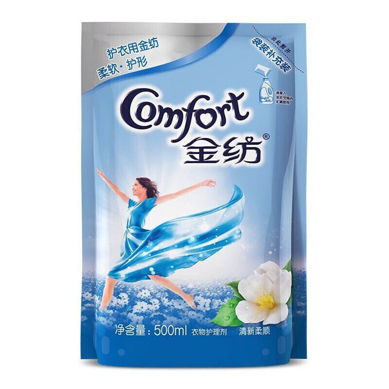 清洗用品金纺国美好货衣物护理柔顺剂500ml清新顺柔柔顺剂返回商品页