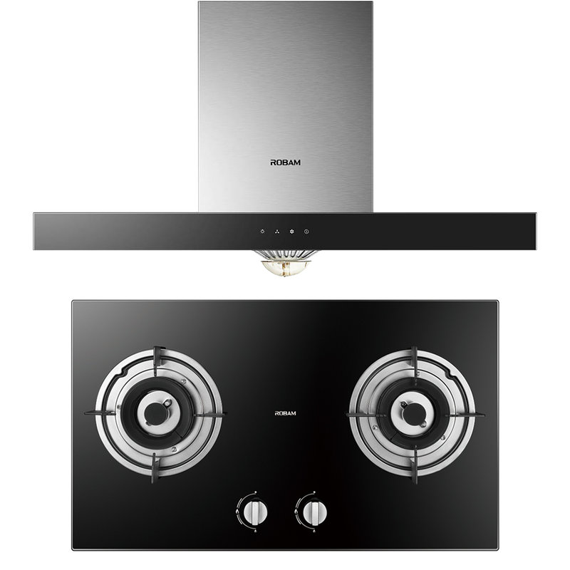 烟机套餐 欧式18立方大吸力抽油烟机 嵌入式燃气灶  cxw-200-8113 jzt