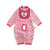 歌歌宝贝 春季新款婴儿装纯棉连体衣 LTY1509(玫红 90)