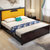 实木床 新中式皮靠双人床1.8米大床 卧室家具单人床 简约现代婚床(1.8米床+床头柜*1+乳胶床垫)