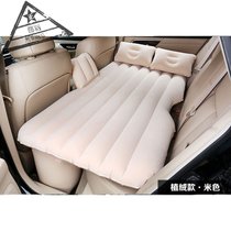 SUV越野专用三菱欧蓝德劲炫后备箱车载旅行床汽车充气床后排睡垫(后排款--植绒米色)