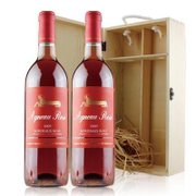 法国原瓶进口 木桐传说桃红葡萄酒 双支木盒
