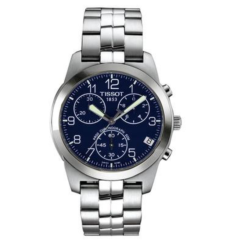 【瑞士品牌表图片】天梭tissot时尚pr50系列石英多功能计时男表 t34.