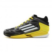 G66080阿迪达斯adidas男1号黑+亮白+鲜黄篮球鞋图片(如图 42)