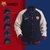 巴塞罗那官方商品丨巴萨新款加厚保暖夹克外套梅西签名球迷棒球服(深蓝色 L)