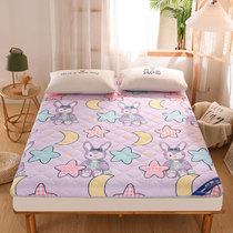 新款儿童卡通印花床垫软垫家用榻榻米床褥子学生宿舍单人海绵垫(可爱兔宝)