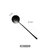 复古黑色创意304不锈钢西餐具套装牛排刀叉勺三件套咖啡勺水果叉(甜品勺)