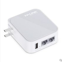 TP-Link TL-WR710N 150M迷你无线路由器 wifi出差便携ap家用 USB充电器双LAN口信号放大器