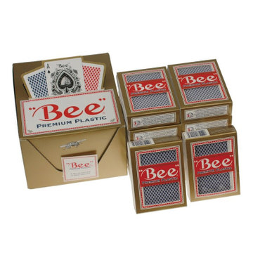 尚客诚品bee 美国原装小蜜蜂塑料扑克牌(塑料12副蓝)