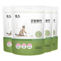 福丸豆腐宠物猫砂10kg5L*4包无 绿茶味