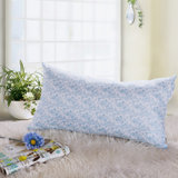 南极人家纺 纤维枕芯 单人枕头 健康枕 单只装(蓝色富贵花开)